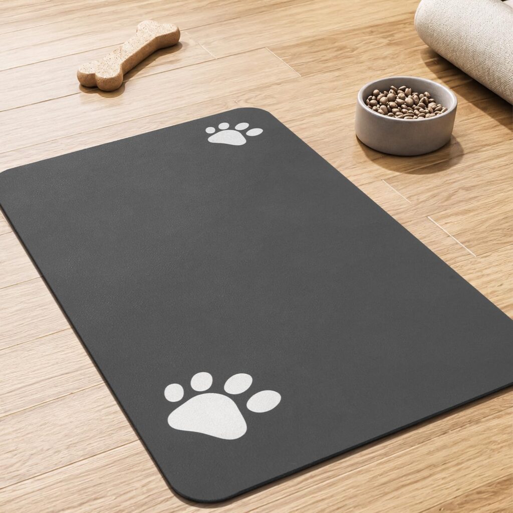 Absorbent Water Bowl Mat for Messy Drinkers