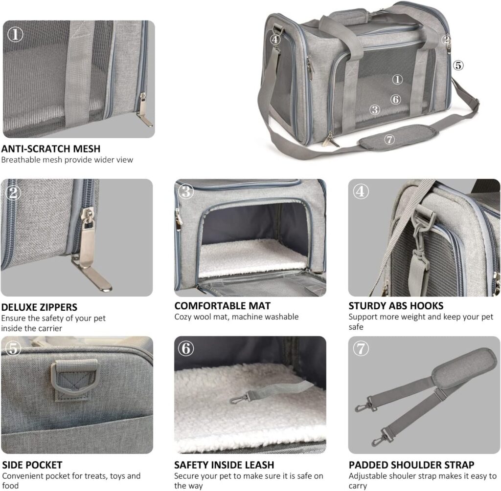 Airline-Style Soft-Sided Pet Carrier view 3