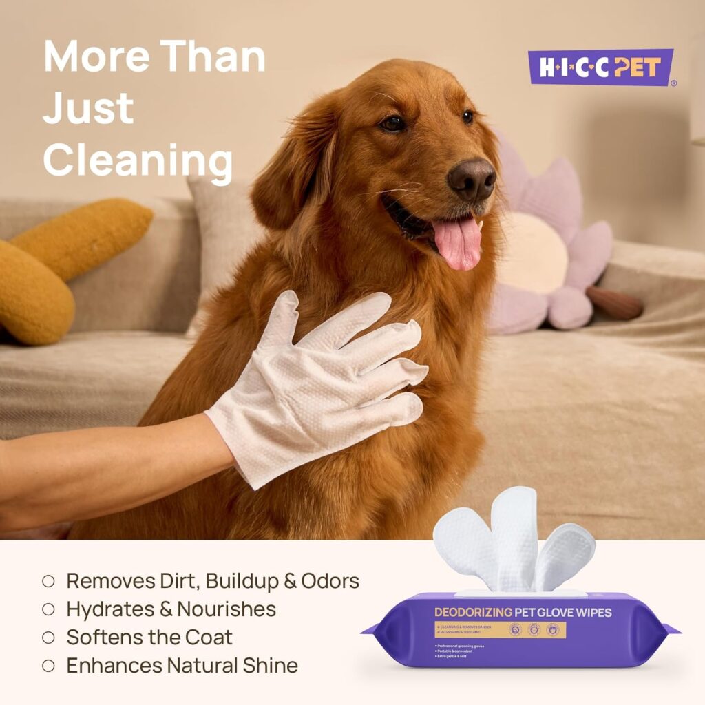 Disposable Pet Cleaning Wipe Gloves view 3