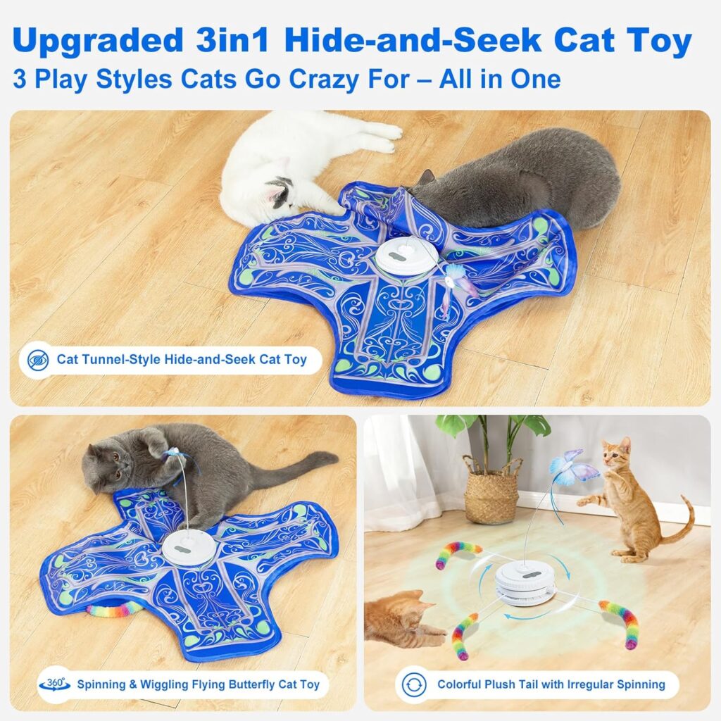 Motion-Activated Fluttering Cat Toy view 2