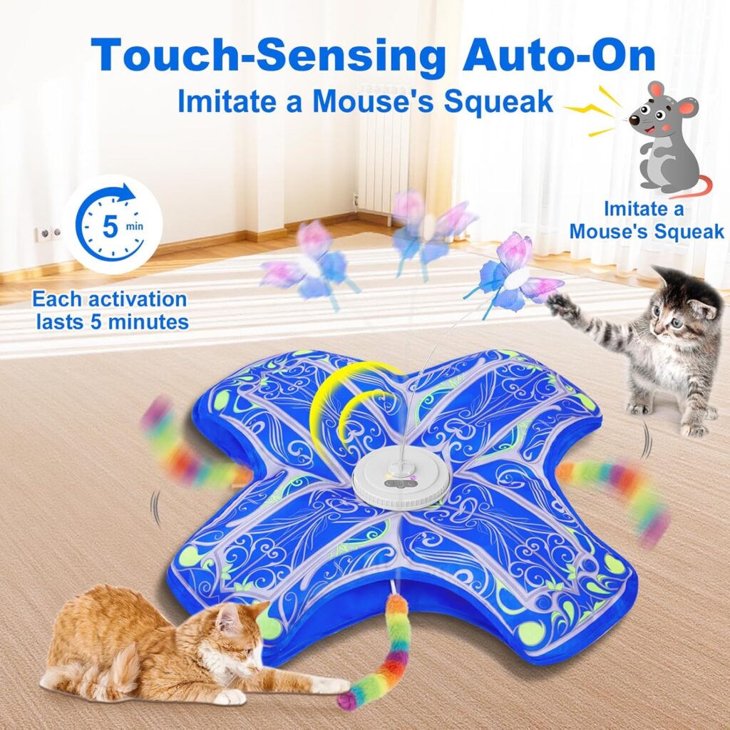 Motion-Activated Fluttering Cat Toy view 3
