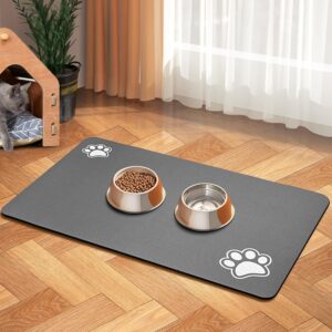No-Stain Quick-Dry Pet Bowl Mat