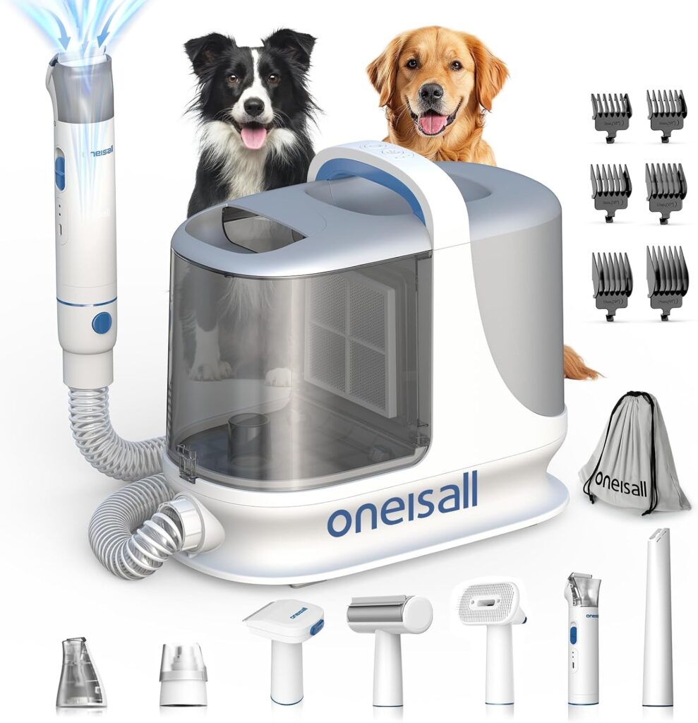 Professional Pet Grooming Vacuum & Clipper Station