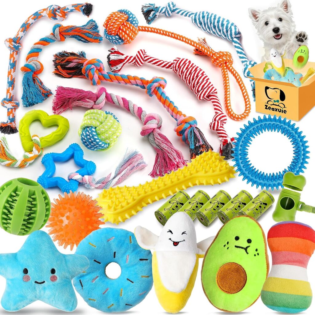 Puppy Teething & Squeaky Toy Variety Pack
