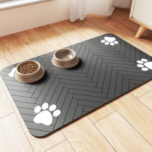 Quick-Dry Absorbent Pet Feeding Mat – 20 × 12 in