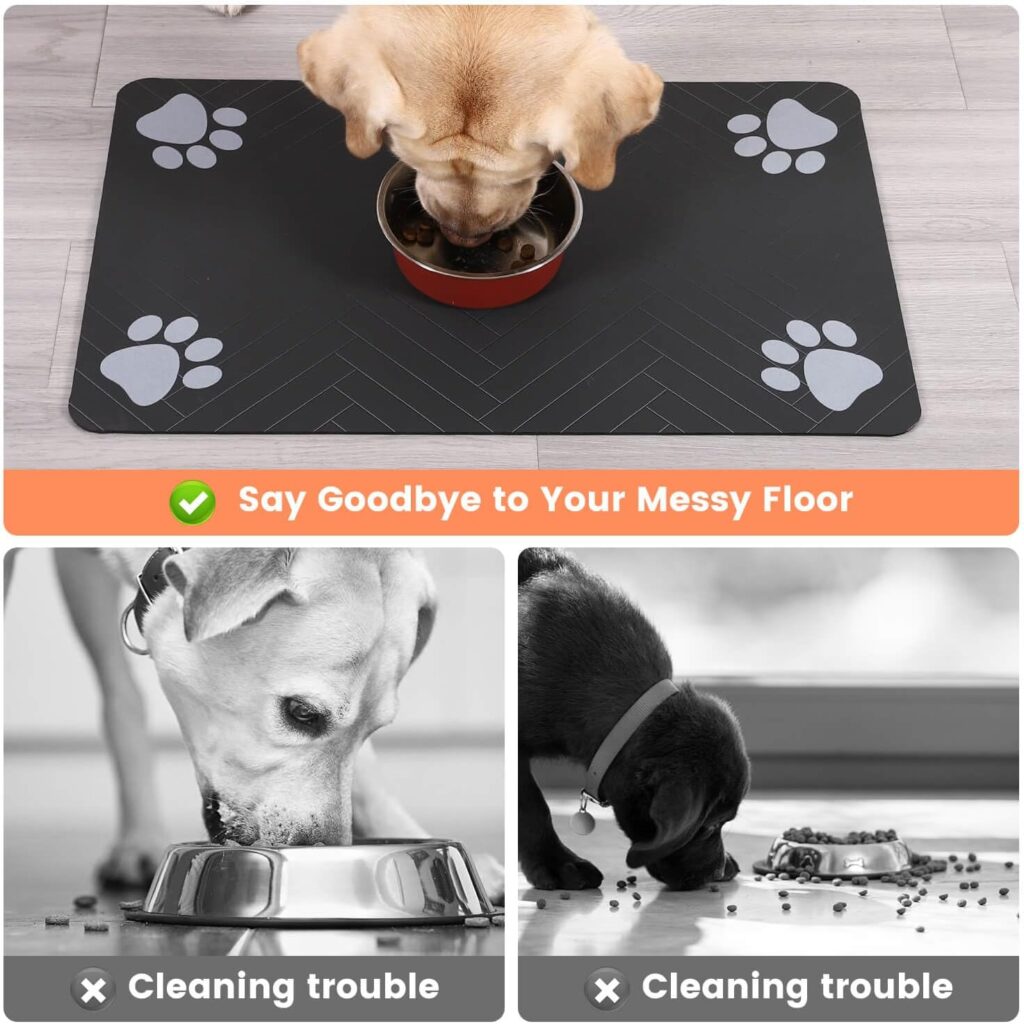 Quick-Dry Absorbent Pet Feeding Mat – 20 × 12 in view 3
