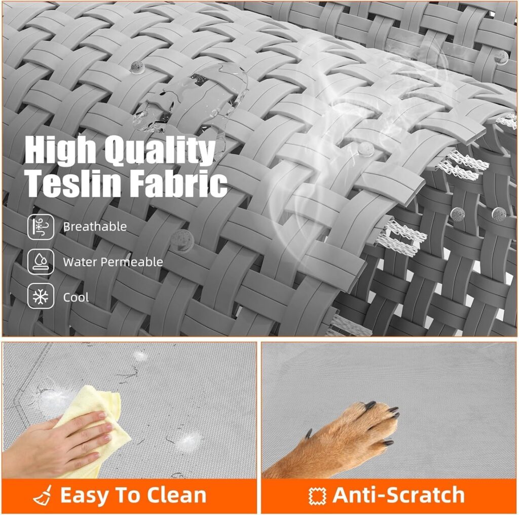 Raised Breathable Outdoor Dog Bed view 3