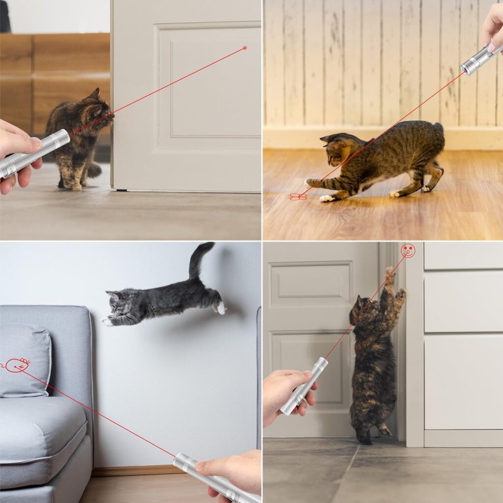Rechargeable Multi-Pattern Cat Light Toy view 2