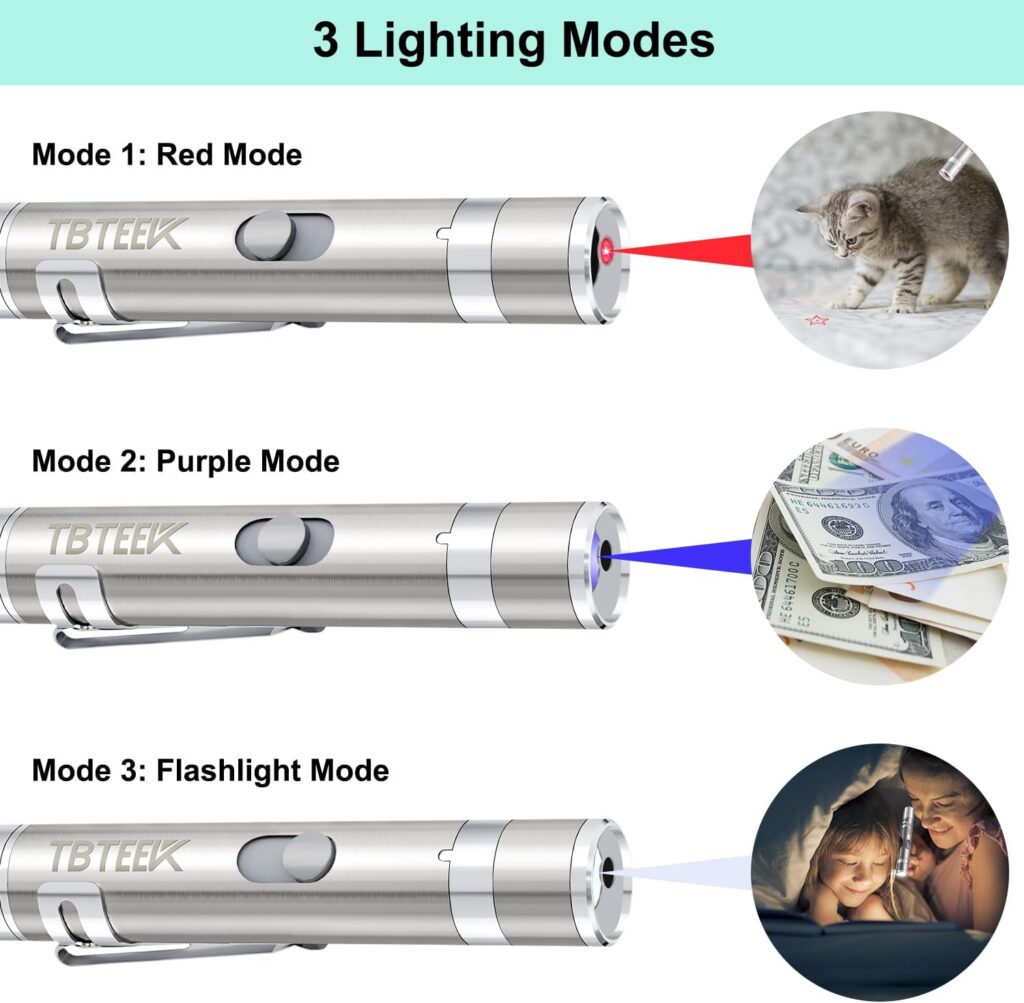 Rechargeable Multi-Pattern Cat Light Toy view 3
