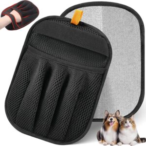 Reusable Pet Hair Removal Gloves – 2 Pack