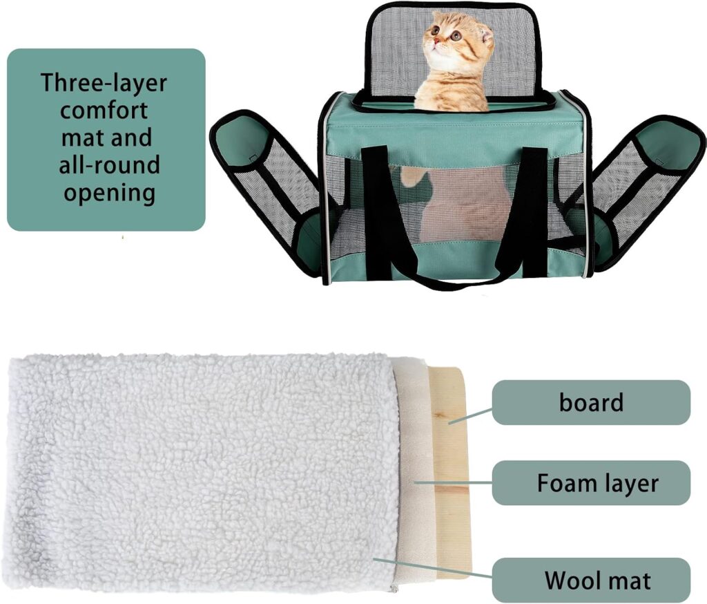Structured Soft-Sided Pet Carrier – 17 × 11 × 11 in view 2
