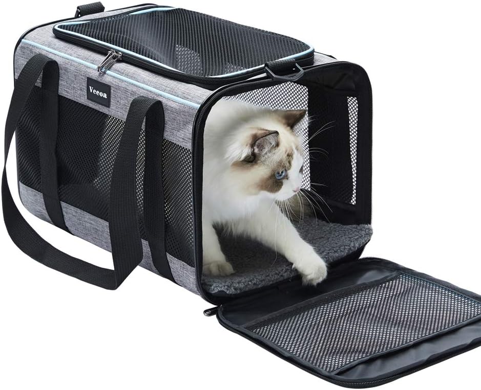 Ventilated Soft-Sided Cat & Small Pet Carrier
